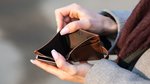student’s empty wallet