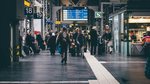 Central station in Frankfurt, Germany