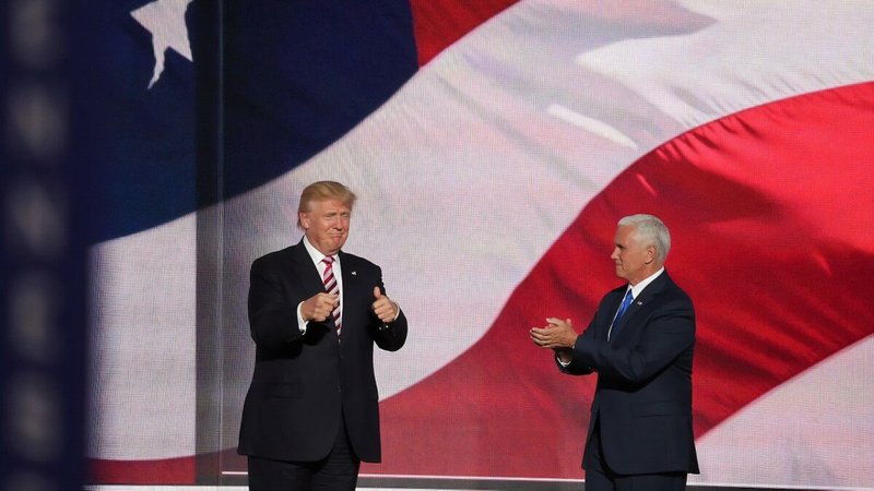 US former president Donald Trump